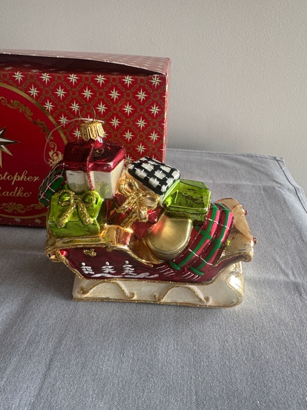 Christopher Radko holiday ornament. Retired. - Picture 2 of 8